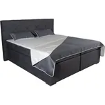 Jasmin 180x200 cm tmavě šedá, matrace studená pěna, vyšší tuhost - VBX3 180x200 cm šedá