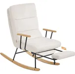 SongmicsHome Houpací křeslo ROCKY, 97x67x100cm, krémová