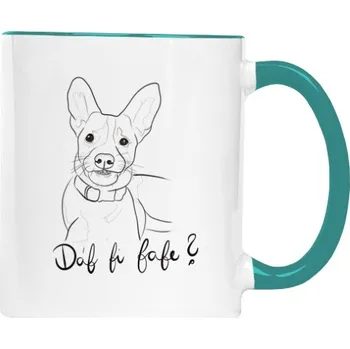 Hrnek malý barevný s potiskem Dáf fí fafe?