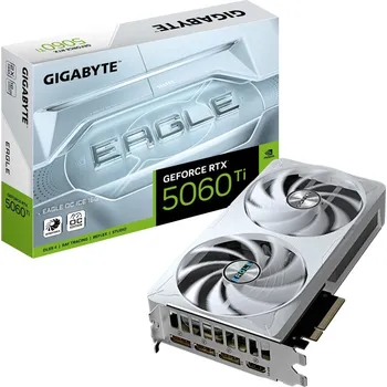 Grafická karta Gigabyte GIGABYTE GeForce RTX 5060 Ti EAGLE ICE/OC/16GB/GDDR7