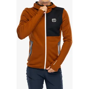 Pánská mikina Mikina se zipem Ortovox Fleece Hoody - bristle brown