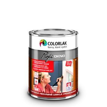 Lak na dřevo Profi okno S2082 C2880 Hnědá kaštanová 3,5 l