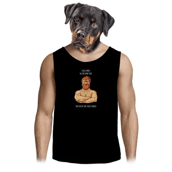 Pánské tílko Bastard Chuck Norris pánské tílko Black