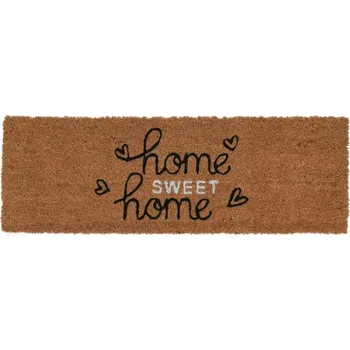 Kokosová rohožka Home Sweet 75 cm - VSTUPNÍ ROHOŽKA NA BOTY Obdélníková