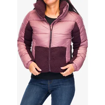 Zateplená bunda dámská Columbia Leadbetter Point II Sherpa Hybrid - fig/moonvista