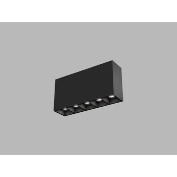 Lampička LED2 1491153DTW Stropní svítidlo LINEAR II ON 5, B DALI TW/PUSH TW 10W 3000K-4000K UGR černá