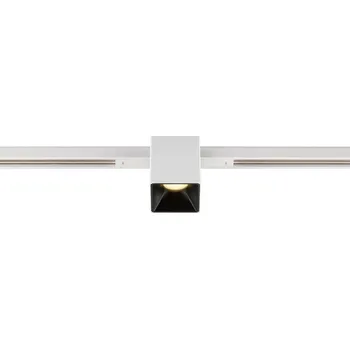 Bodové svítidlo BIG WHITE (SLV) FIX-IT! 48V, DALI, hranatý, standardní lišta, spot, 2000-3000 K, 7,4 W, 36°, bílý / černý 1008977