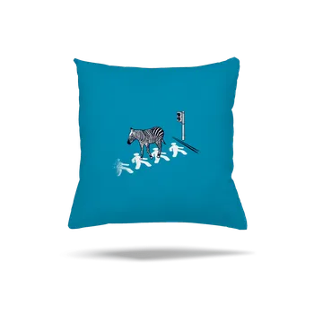 Polštář Bastard Zebra polštář Blue Turquoise