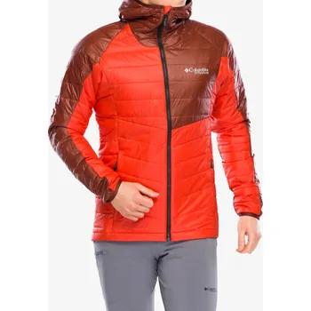 Zateplená bunda Columbia Platinum Peak II Hooded Jacket - spicy/spice