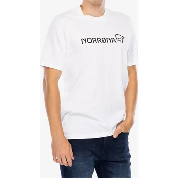 Pánské tričko Bavlněné tričko Norrona 29 Cotton Norrona Viking T-Shirt - pure white