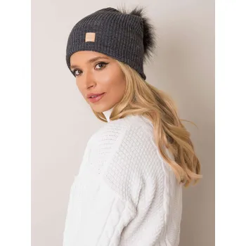 Čepice Rue Paris Dámská čepice Saw tmavě šedá One size
