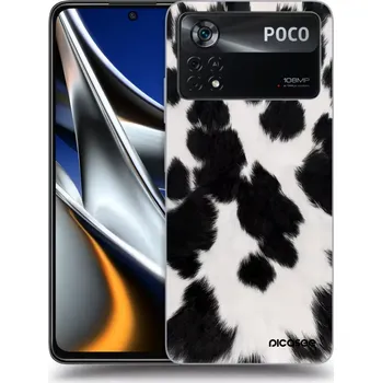 Pouzdro na mobilní telefon Picasee silikonový průhledný obal pro Xiaomi Poco X4 Pro 5G - Black Moo