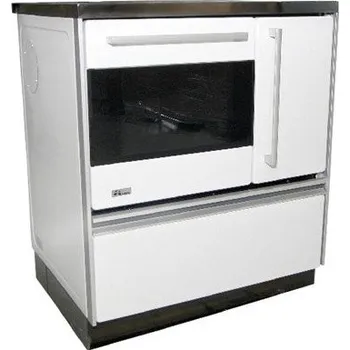 Sporák na tuhá paliva MBS ROYAL 720 PLUS ECO sporák na tuhá paliva bílý - levý