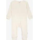 Dětský overal s dlouhým rukávem z bavlny a modalu béžový Seedpearl Minymo Velikost: 74