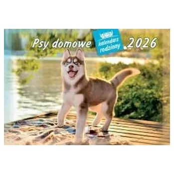 Kalendář Kalendarz 2026 rodzinny Psy domowe