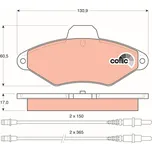 Sada brzdových destiček, kotoučová brzda LUCAS GDB1101