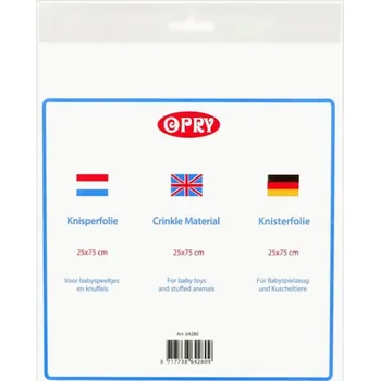 Opry Šustící folie do hraček 25 x 75 cm