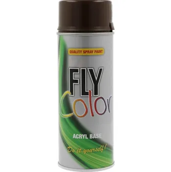 Barva ve spreji FLY Color RAL 8017 čokoládově hnědá akrylátová barva ve spreji 400 ml