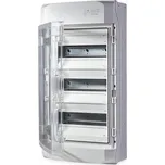 F-tronic Rozvaděč NEPTUN 36 36mod. na omítku, průhl. dveře, 590x310x150mm