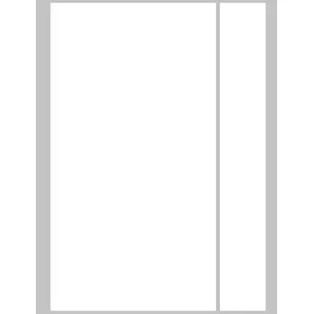 Archivační box Teczki z gumką Kreska A3 biała OP.5 SZT