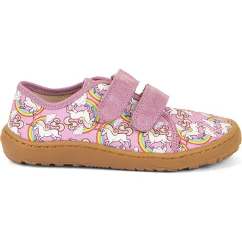 Dívčí bačkory Plátěnky Froddo G1700422-5 white/pink 31