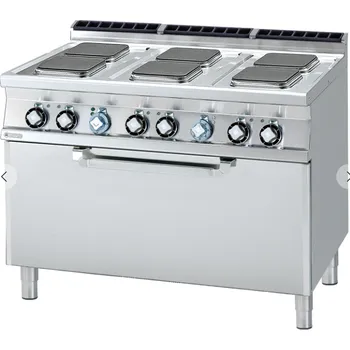 Sporák Sporák čtvercový s troubou 3x GN 1/1 CFQ6-712ET RM GASTRO