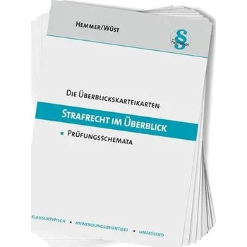 Die Überblickskarteikarten Strafrecht im Überblick - Hemmer, Karl-Edmund [DE] (2025, Jiné, Hemmer-Wuest)