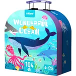 Dětské dřevěné puzzle 104 ks Mideer - Nádherný oceán 4+