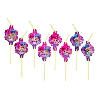 Party dekorace Słomki Shimmer&Shine;