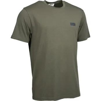 Pánské tričko NASH - Tričko Make It Happen Carp Logo T-Shirt Green vel. M