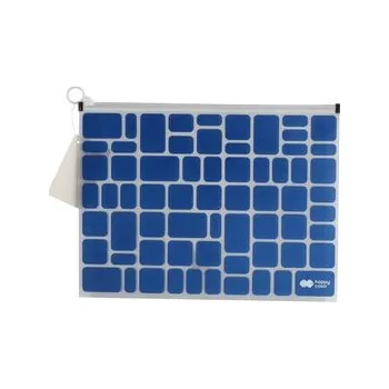 Set školních potřeb Teczka B4 PP z suwakiem Trend Blue HAPPY COLOR