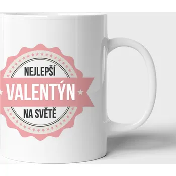 Hrnek Valentýn je nejlepší na světě - extravelký 550ml