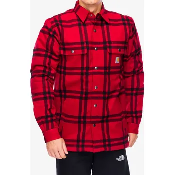 Pánská košile Košile Carhartt Roane Hooded Shirt Jac - crabapple