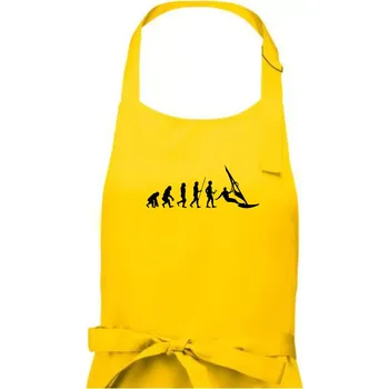 Kuchyňská zástěra Evoluce Windsurfing - Dámská zástěra na vaření - Univerzální velikost ( Žlutá )