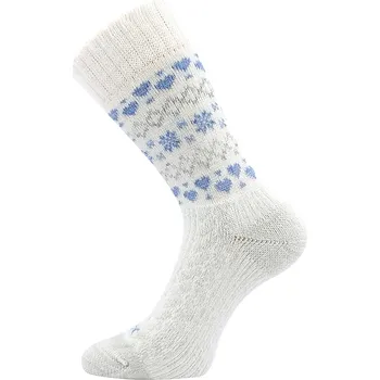Dámské ponožky VoXX® Ponožky Veltra Barva: smetanová-modrá, Velikost: 35-38 (23-25)