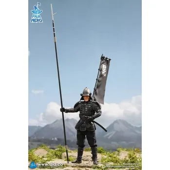 Figurka Figurka Black Japan Sengoku Soldier - Palm Hero Japan Samurai Series Action Figure 1/12