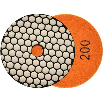 Brusný kotouč GEKO Diamantový brusný kotouč na suchý zip 100mm P200 18297 G78932