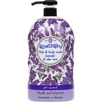 Sprchový gel Pro-Tech shop Sprchový gel a šampon 2v1 levandule a aloe vera Naturaphy 1000ml 30053&nbsp;5908311415498