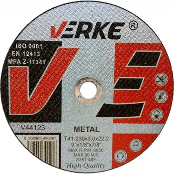 Řezný kotouč Verke Řezný kotouč na kov 230x3,0x22,2mm 10988