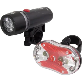 Cyklosvítilna Esperanza Přední a zadní LED svítilna na kolo ALPHECCA 73219 EOT015
