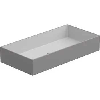 Umyvadlo Umyvadlo na desku Zenith FS 80 keramické, dvoubarevný, 80x40 cm, ZELAVFS80BI000038