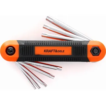 Klíč KRAFT&DELE Sada skládacích imbusových klíčů TORX 8ks 60393 KD11935