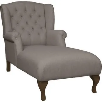 Křeslo Solenzara Čalouněné křeslo Maya Chaise Longue Wing - NC-7161 Látkové čelounění: TC-142, Povrchová úprava nohou: Natural Beech S520N