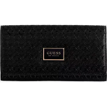 GUESS peněženka Abree Shiny černá