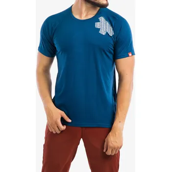 Pánské tričko Lezecké tričko Ocun Bamboo T Blossom - blue opal