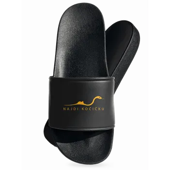 Pánské pantofle Bastard Najdi kočičku pantofle Black