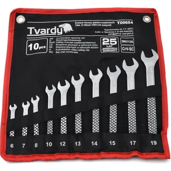 Klíč Tvardy Klíče očko-vidlicové nástěnné 10 ks 6 – 19 mm HQ 15631&nbsp;T00654