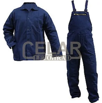 Zdravotnický oděv KLASIK souprava s laclem pánská - tm.modrá - 42/182