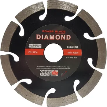Brusný kotouč MAR-POL Diamantový kotouč SEGMENT 125mm x 10mm x 22,2mm 04112