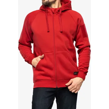 Pánská mikina Taktická mikina Helikon-Tex Urban Tactical Hoodie Lite Full Zip - red